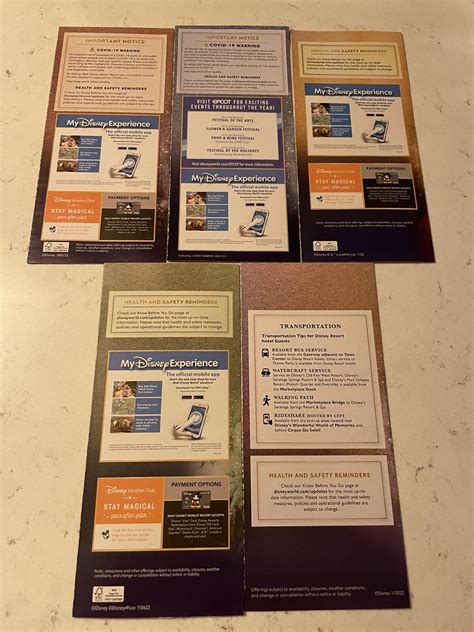 NEW 2023 Walt Disney World Theme Park Guide Maps- 5 | Ubuy India