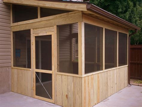 diy screened in porch