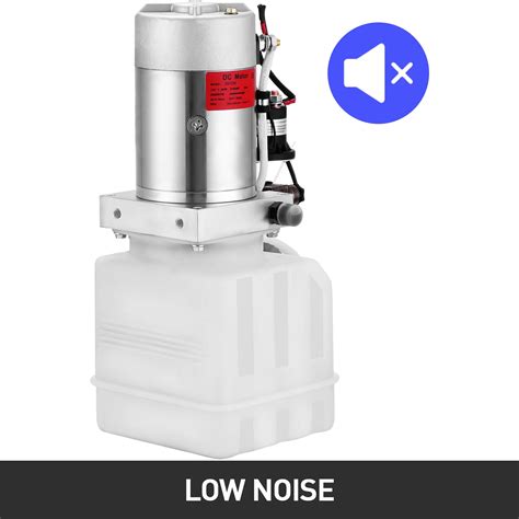 Buy VEVOR 4 Quart Hydraulic Pump for Dump Trailer Hydraulic Power Unit ...