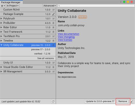 Image result for Unity 3D Remove Package Cache