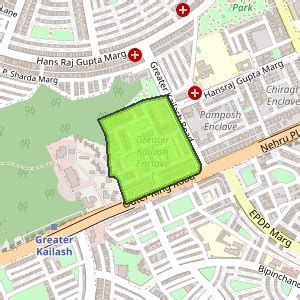 Greater Kailash Enclave I, Greater Kailash, Delhi - Map, Pin Code ...