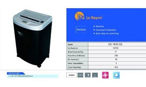 Paper Shredder - LADA CC 1560 AP Paper Shredder Cum Air Purifier ...