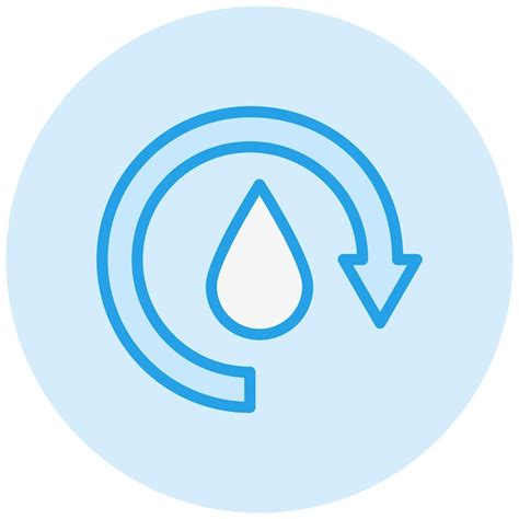 Water cycle vector icon design illustration | Premium Vector