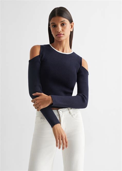 Ribbed sweater with slits - Teen Girl | MANGO OUTLET USA
