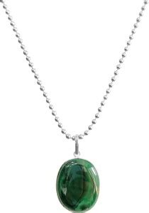 Shubhanjali Green Aventurine Natural Crystal Round Shape Pendant for ...