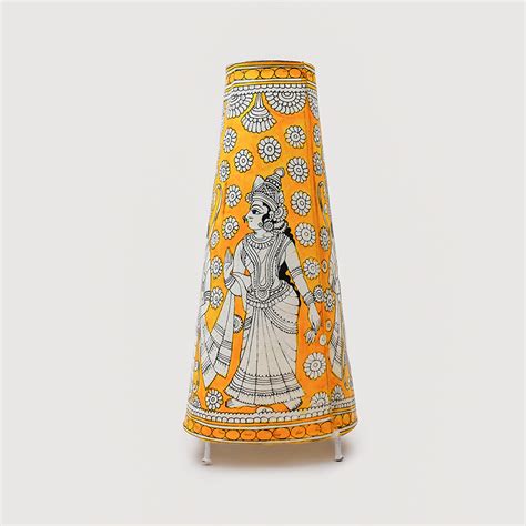 Buy Ramayana Medium Hand Painted Tholu Bommalata Tabletop Lamp | 17 ...