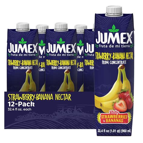 Amazon.com : Jumex, Strawberry Banana Nectar, 33.81 Fl Oz : Fruit ...