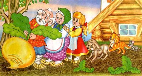Репка сказка читать текст с картинками
