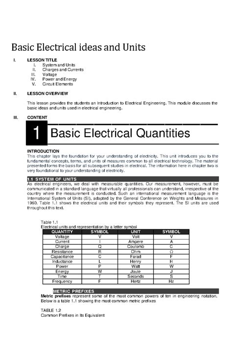 Basic Electricity Nccer Quizlet at Phoebe Reddall blog