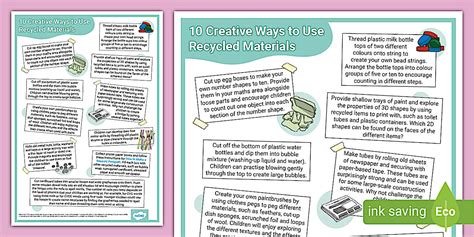 10 Creative Ways to Use Recycled Materials