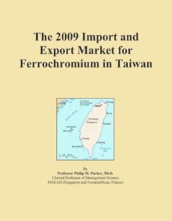 The 2009 Import and Export Market for Ferrochromium in Taiwan : Amazon ...