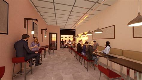 Diseño Fachada, Layout , arquitectura y Barra Cafeteria pequeña ...