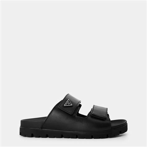 PRADA | Men's Flat Sandals | Men | Black | Flannels