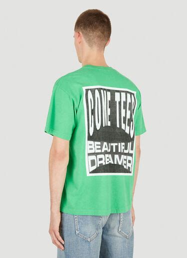 Come Tees Who Am I Raver T-Shirt in Green | LN-CC