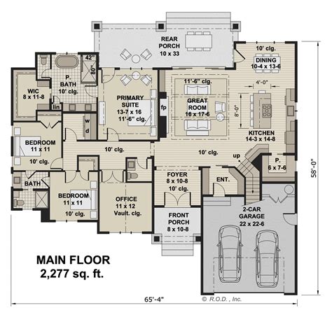 Contemporary Home Floor Plans