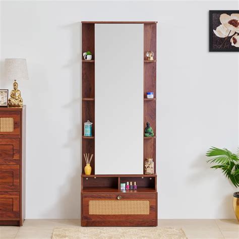 Buy Elsa Dresser Mirror with Drawer - Brown from Home Centre at just ...