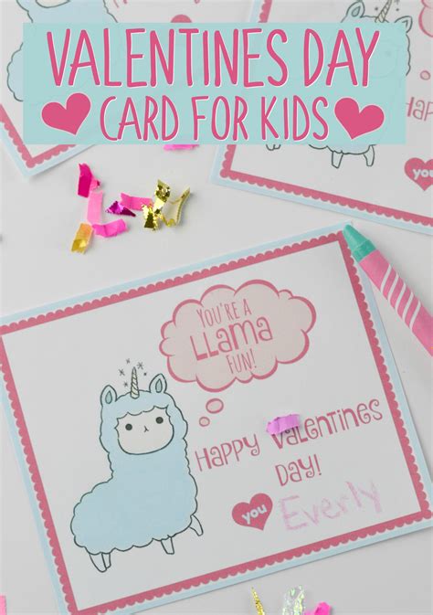 Printable Kids Valentines Cards