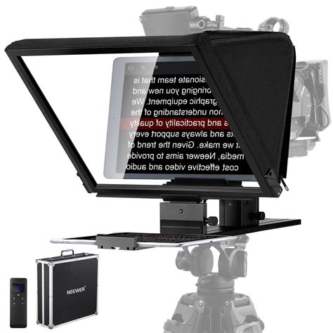Tablet Camera Mount Teleprompter 的图像结果