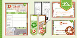 Year 6 Waste: Bookmarks, Certificates and Reward Charts