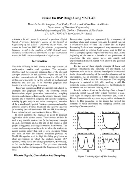Image result for MATLAB DSP Tutorial
