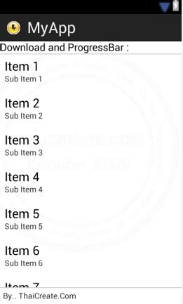 API Data Show in ListView Using AsyncTask 的图像结果