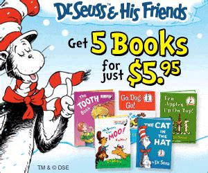 Dr. Seuss & His Friends | 5 Books For $5.95 Shipped :: Southern Savers