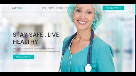 Hospital Website Using JavaScript 的图像结果