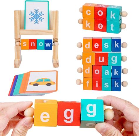 Wooden Reading Blocks | Spelling - MyLittleTales