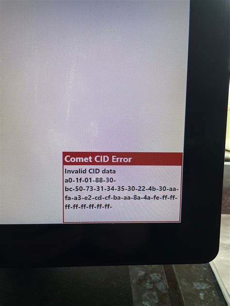 Image result for CID Error PDF