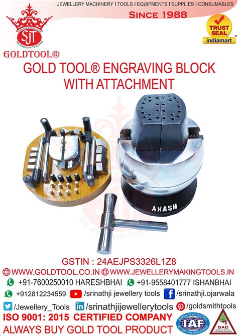 gold tool Engraving Block With Attachment | JEWELLERY MACHINERY