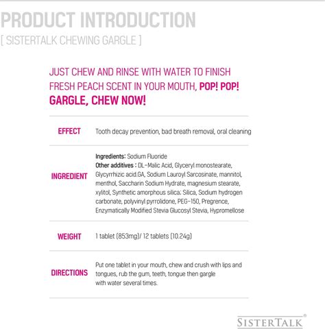 Buy Korean Mouthwash Toothpaste Tabs Chewable Chewing Gargle Breath ...