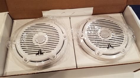 2 pairs (4) JL AUDIO MARINE 6.5" COAXIAL SPEAKERS M650-CCX-CG-WH ...