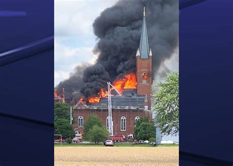 Fire at church in Maria Stein, Ohio