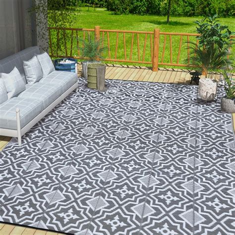 Amazon.com: Alfolo Outdoor Plastic Straw Rug 8x10 Waterproof Outdoor ...