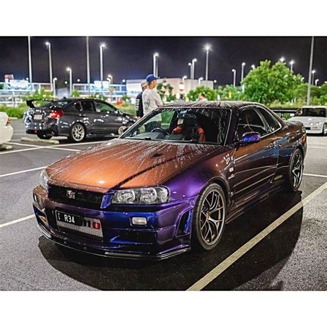 @Nissan GTR: Midnight purple R34 Photo @sirck and owner @r34_crs ...