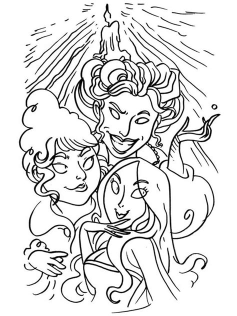 Hocus Pocus coloring pages - Free Printable