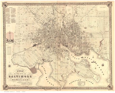 Map Of Downtown Baltimore Md