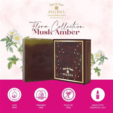 MUSK AMBER Ayurvedic Soap for Pore Clarifying & Even Tone | 100% Handm ...