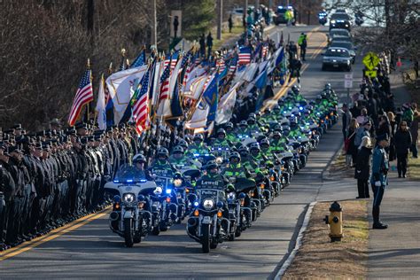 Photos: Thousands mourn Waltham Police Officer Paul Tracey at funeral
