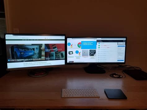 My Setup (Chromebook Pro w/ Two Monitors) : chromeos