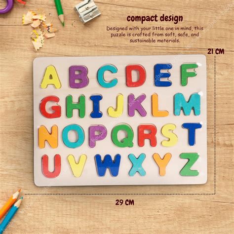 Baybee Alphabetical Wooden Puzzle Game for Toys for Kids – Baybee India