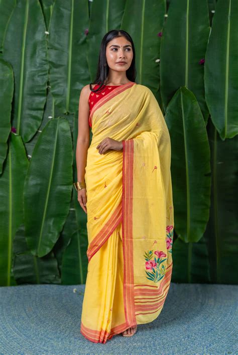 Moora - Hand Block Printed Cotton, Chanderi Silk Sarees Online
