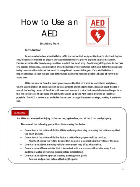 Image result for AED Tutorial