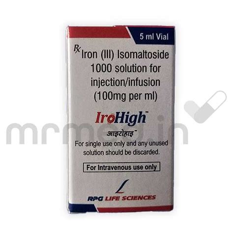 Buy Irohigh Injection Online: Uses, Price, Dosage, Instructions, Side ...