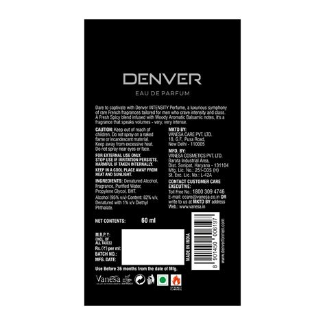 Denver Pack of 2 Superman Intensity Perfume - 60ml Each – Denverformen