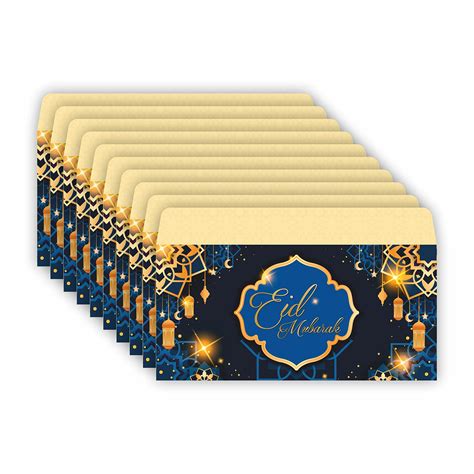 Anne Print Solutions® Eid Mubarak Envelope Colorful Eid Greeting Lifafa ...