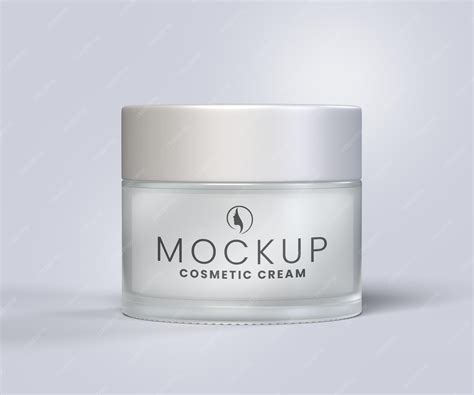 Cosmetic cream jar mockup | Premium PSD