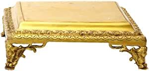 Buy Exotic India Ritual Chowki (Pedestal) - Brass Sculpture Online at ...