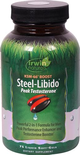 Irwin Naturals Steel Libido® Peak Testosterone -- 75 Liquid Softgels ...