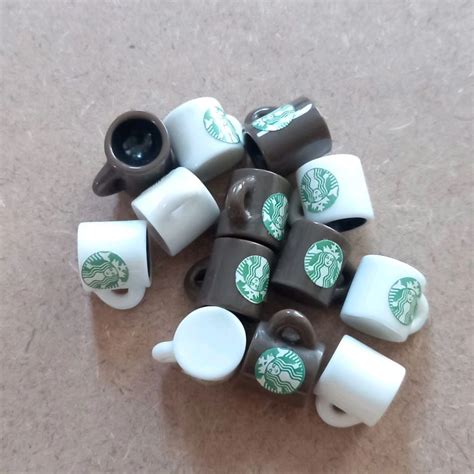 Miniature Starbucks Cups-5 Pc